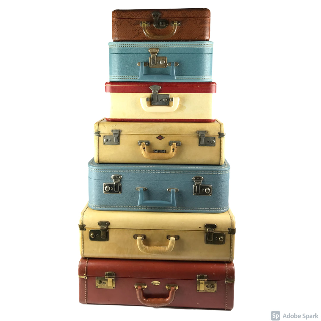 Vintage Suitcases & Crates For Rent in Crtystal Lake - Event Tabletop ...